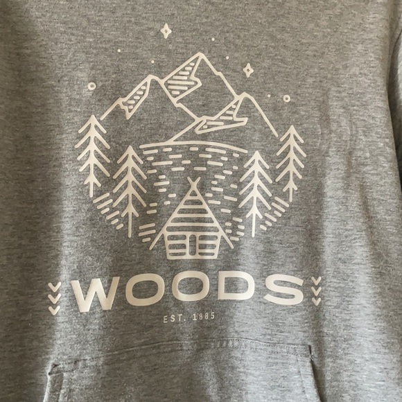 Woods mountain cabin hoodie hiking - Picture 2 of 7